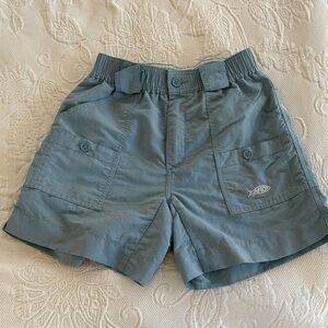 AFTCO Light Blue Elastic Waist Shorts